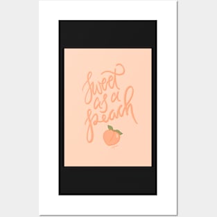 Sweet as a Peach Posters and Art